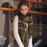 Highland Plaid Winter Scarf For Women Soft Tartan Scarf Long Wrap Shawl 6
