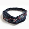 Boho Twist Turban Headband For Women Vintage Printed Summer Hair Band 4