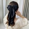 Elegant Large Satin Bow Hair Clip For Women  Girls Stylish Ribbon Hair Accessory 11