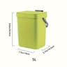 Space Saving Quiet Close Trash Can EcoFriendly Sealed Bin for Kitchen  Office