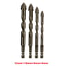 HighFourEdged Serrated Eccentric Drill Bit Dry Drilling For Ceramic Tiles Glass Marble  Concrete 8