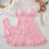 Nightgown Set For Sexy Women See Through Pajama Sets Summer Night Dress Ultrathin Lace Sleepwear Su 9