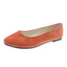 Spring Flock Ballet Flats Slip On Women Flats Shoes Candy Color Pointed Toe Female Loafers Large Si 2