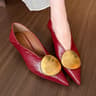 Designer Luxury Women Heeled Shoes Pointed Toe Low Heels Sexy Fashion Pumps Elegant Summer Pumps Fo 2