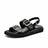 Handmade Casual Sandals Women Genuine Leather Summer Beach Ladies Low Heel Sport Shoes With Metal A