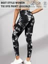 High Waisted Tie Dye Leggings For Women Super Soft Yoga Gym Tights No See Through Workout Push Up F 1