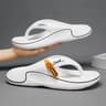 Summer Men Platform Flip Flops AntiSlip EVA Slippers Thick Soft Sole Outdoor Sandals Cloud Cushion  4
