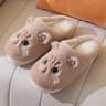 Furry Funny Flat Flip Flop Winter Warm Slipper Women House Lazy Female Thermal Home Shoe 2