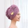 Soft Microfiber Towels For Women Shower Cap Towel Dry Hair Cap Quick Drying Bath Hats For Lady 1