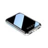 Portable Charger Mirror Screen LED Digital Powerbank Mini Power Bank External Battery 4