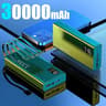High Capacity Power Bank Portable Fast Charger Charging Cables For IPhone Samsung And Other Devices 3