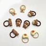 Baby Hair Ties Cute Bear Rabbit Cartoon Animal Flower Ponytail Holder Rope Elastic No Hurt Hair Scr 7