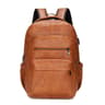 PU Leather Backpack Men High Quality USB Charging Bag Large Laptop Backpack For Teenagers Boys Scho 3