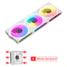 PC Case Fan Mirror Cycle ARGB Light PWM Low Noise Chassis Cooling Water Cooling Fan 3