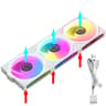 Modular Wireless Splicing PC Cooling Fan ARGB Infinite Mirror Effect For Computer Water Cooler Enha 3