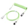 USB Type C Mechanical Keyboard Coiled Cable Aviation Connector Desktop PC Computer Accessory 3