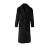 Men MediumLength Home Bathrobe Sleepwear Plush Flannel Winter Bathrobe With Belt Soft Bathrobe Lady 1