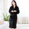 Coral Velvet Ladies Bathrobe Thickened Warm Flannel Robe Large Size Autumn Winter Couple Pajamas Ho 0