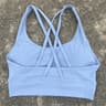 Womens Solid Color Fitness Sport Bra Cross Soft High Strength Tight Top Yoga Gym Underwear With Che 6
