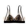 Sexy Womens Lace Bra Seamless Wireless Thin Bras For Women Triangle Cup Beautiful French Back Bra F 3