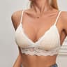Sexy Lace Bralette For Small Chest Women Push Up Transparent Bras Backless Lingerie 0