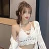 Lace Halter Neck Crop Tops Retro Wild Hollow Perspective Tassel Sexy Spaghetti Strap Tank Top Women 7