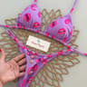 Womens Fashion Gstring Bikini New Split Print Swimwear Beach Holiday 2