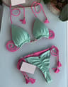 New Women Bikini Backless Rope Triangle Swimsuit Multicolor Stylish Beachwear 0