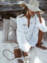 Women Casual Summer Beach Dress Tunic Sexy Vneck Swimsuit Cover Up Sarong New Beachwear 0