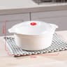 GIANXI Microwave Oven Special Box Heated Soup Pot Steam Rice  Buns With Lid Ecofriendly Food Grade  6