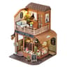 Mini House Bookshelf Dollhouse Kit DIY 3D Puzzle Assembly Building Model Handmade For Teens And Adu 5