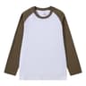 Retro Mens T Shirt Pure Cotton Long Sleeve Top Loose Fit US Style Splicing Shoulder Sleeve Design 6