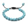 Natural Tiger Eye Beaded Bracelet Personalized Volcanic Stone Howlite Onyx Adjustable Chain For Men 9