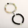 Natural Stone Beads Bracelet For Lovers Heart Magnet Distance Couple Friendship Jewelry Gift 8