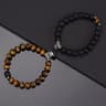 Natural Stone Heart Magnet Distance Couple Bracelets Beads Friendship Fashion Jewelry Gift 7