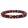 Premium Men Bracelet Howlite Hematite Tiger Eyes Homme Cycling Decoration 9
