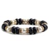 Natural Stone Beaded Circle Elastic Bracelets Bangles Charm Distance Bracelet Fashion Jewelry Men W 2
