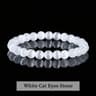 Handmade Opal Stone Bead Stretch Bracelet Simple Circle Design For Men And Women Reiki Healing Dist 11