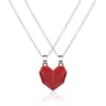 Magnetic Heart Couple Pendant Necklace Electrocardiogram Good Simple Quality Pendant Splicing Neckl 6