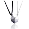 Magnetic Heart Couple Necklace For Women Lovers Sweater Chain Valentines Day Wedding Party Gift Jew 9