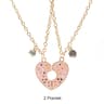 Best Friends Pendant Necklace Magnetic Broken Heart Chain Adjustable Lover BFF Jewelry Gift For Wom 6