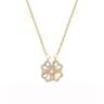 Heart Shaped Clover Necklace Pendant Stainless Steel Magnetic Love Necklace For Women Gift Jewelry 5