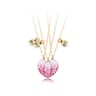 Stitching Heart Magnetic Best Friends Pendant Necklace Colorful Sequins Jewelry Gift For Men Couple 5