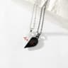 Heart Shaped Couple Necklace Key And Lock Fashionable Creative Magnetic Necklace Romantic Valentine 5