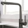 Stainless Steel Pull Out Kitchen Sink Faucet Hot Cold Water Mixer Tap Two Model Stream Sprayer Nozz 6