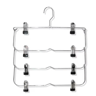 Creative Stainless Steel MultiFunctional Hanger NonSlip Metal Pants Rack Simple Storage Skirt Rack 5