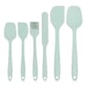 Food Grade Silicone Spatula Set Non Stick Heat Resistant Turner For Cooking Baking Mixing 6