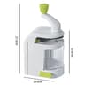 Best Veggie Spiral Slicer Blades Zucchini Noodle Maker Curly Fry Chopper Cutter Pasta Spaghetti Mak 4