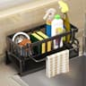 Selfdraining Kitchen Storage Rack Sink Shelf Sponge Holder Organizer Hanging Soap Basket Bathroom C 6