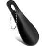 Portable Mini Black Shoehorn Stainless Steel Durable Shoe Horn With Key Ring Compact Travel Footwea 6